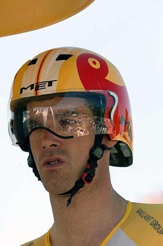 David Millar (Saunier Duval) a little nervous
