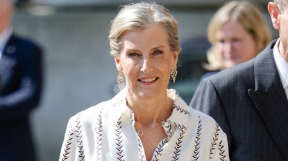 Sophie, Duchess of Edinburgh arrives at the British Museum on the 100th anniversary of the birth of Queen Elizabeth II on April 21, 2026 in London