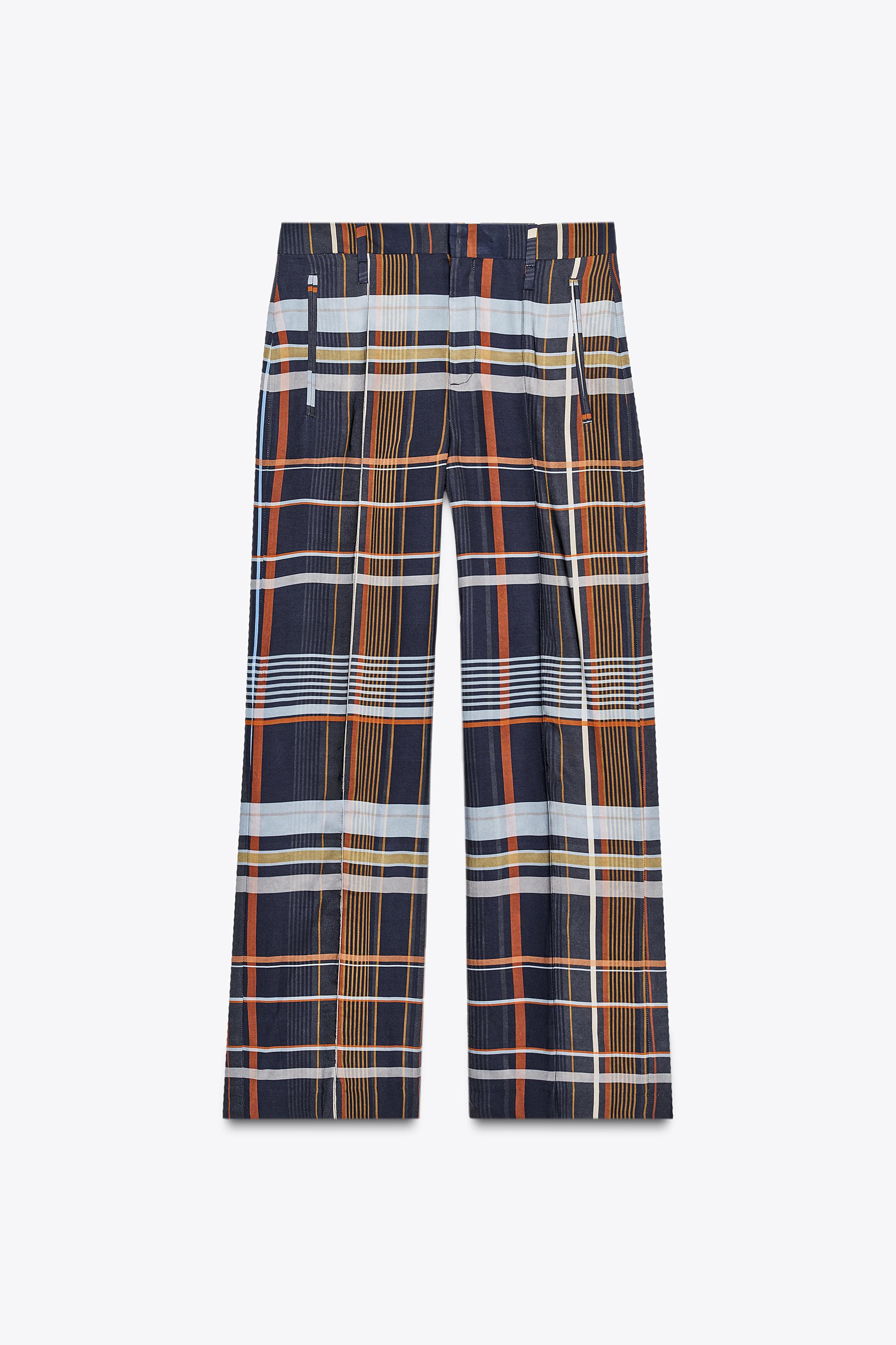 Zw Collection Plaid Pants