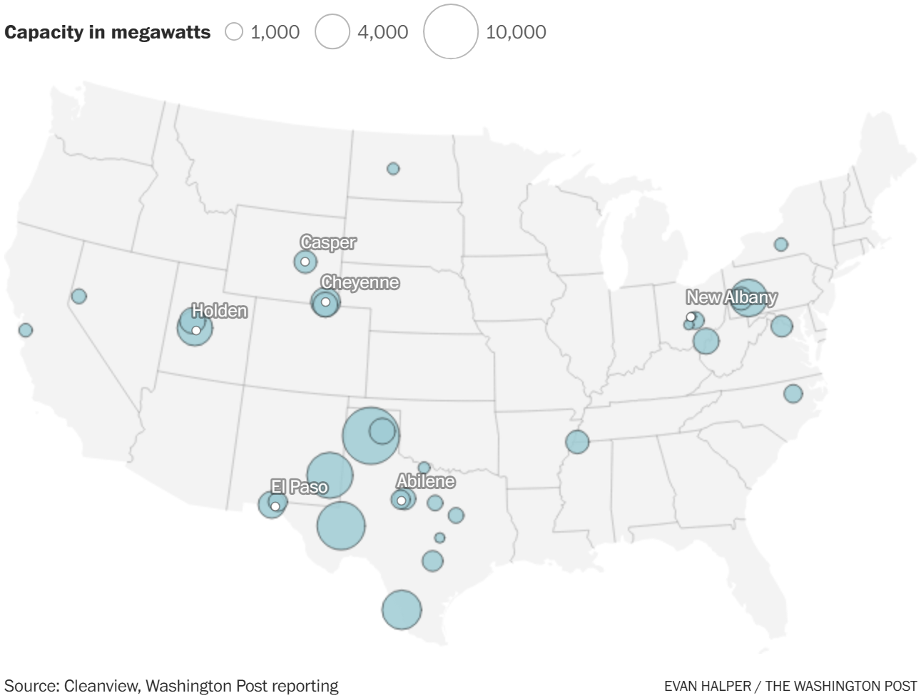 خريطة مركز بيانات شبكة الظل
