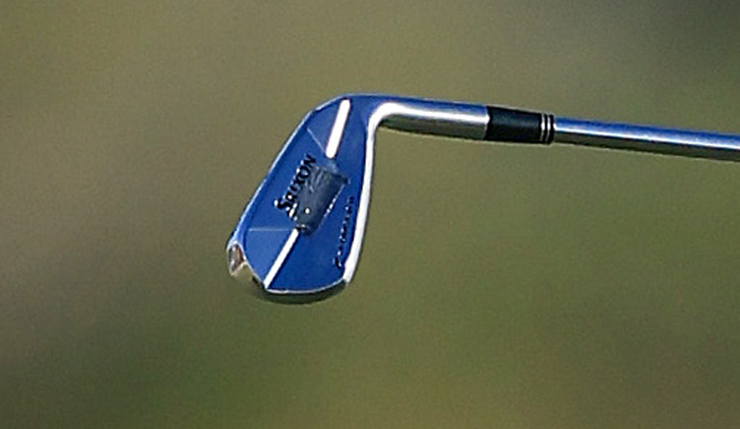A close-up of the irons used by Hideki Matsuyama