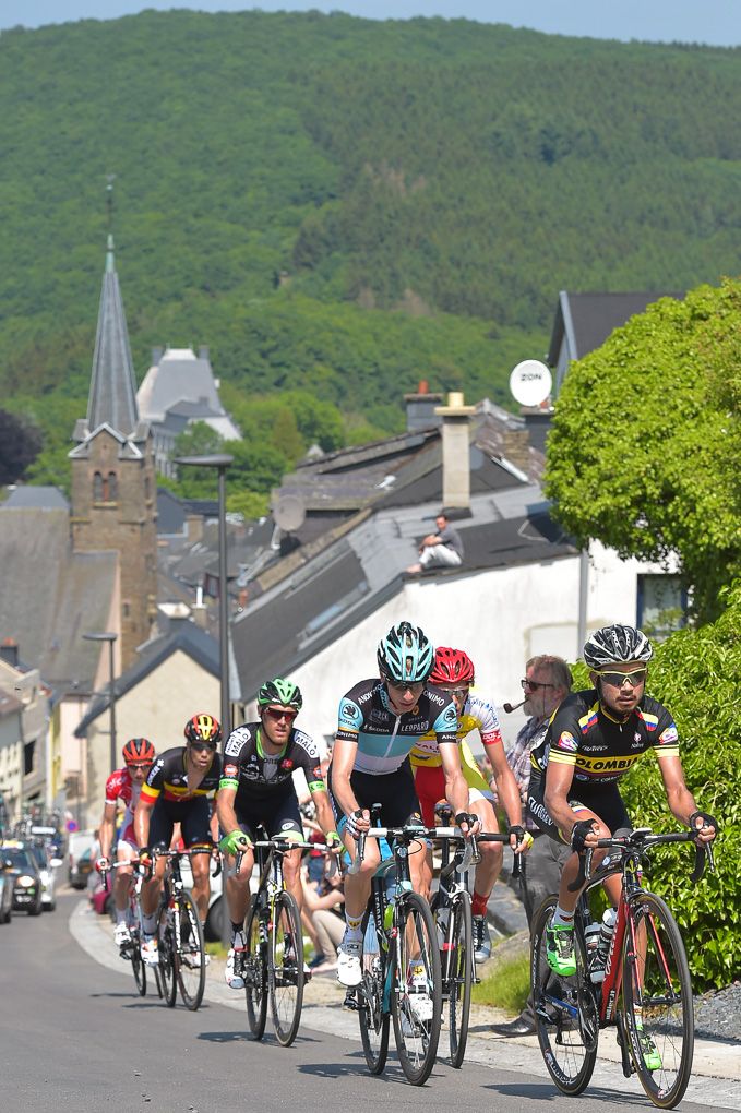The breakaway during stage 3 of the Tour de Luxembourg.