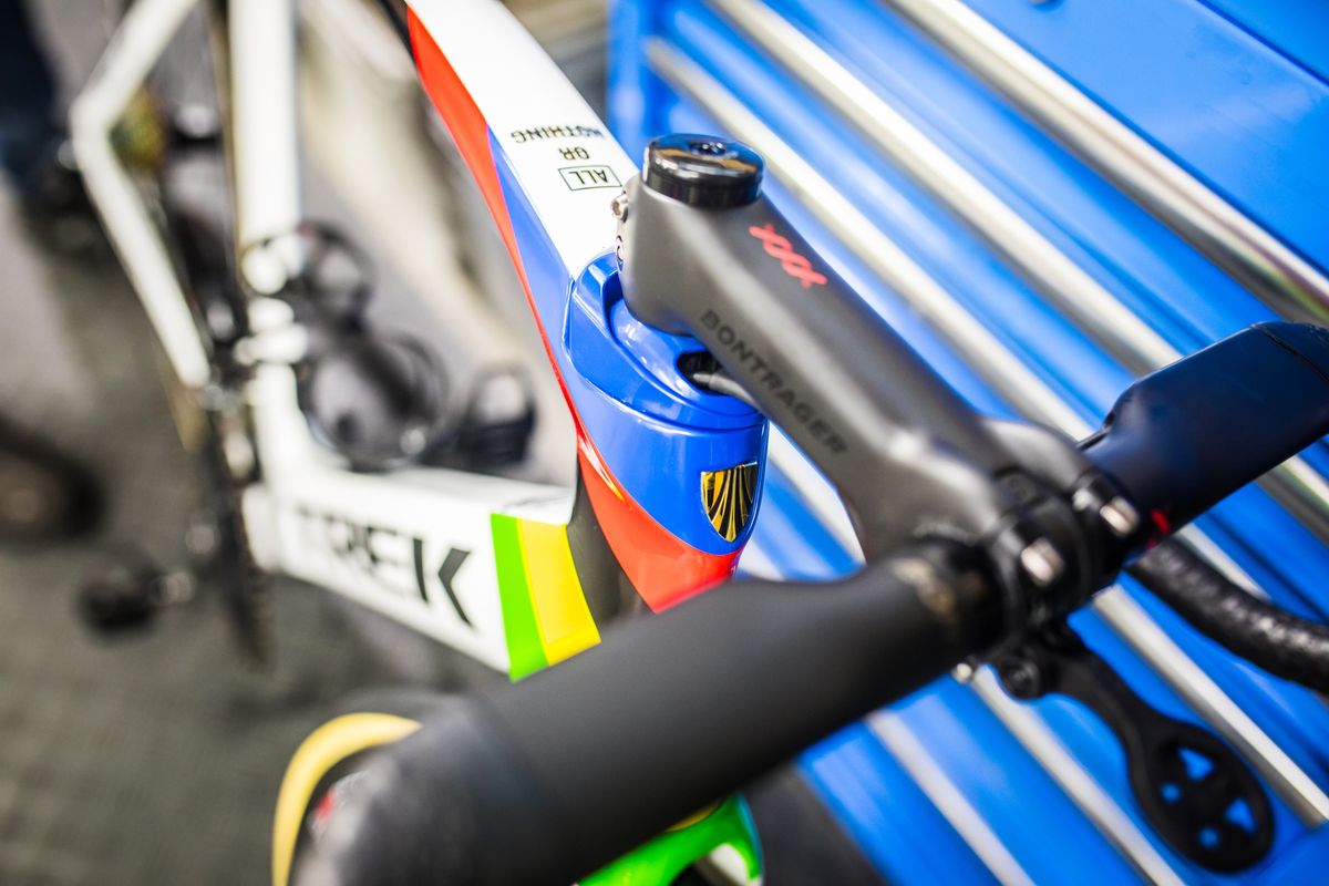Mads Pedersen's World Champion Trek Madone