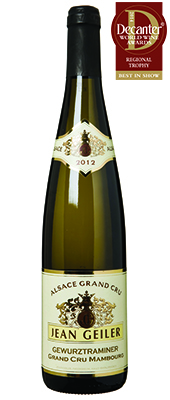 Jean Geiler Gewurztraminer Grand Cru Mambourg Alsace 2012