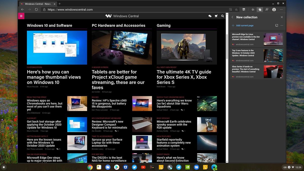 How To Install Microsoft Edge On A Chromebook Windows Central 3100