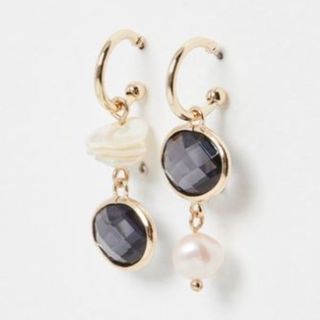 Amelie Freshwater Pearl Mismatch Drop Earrings