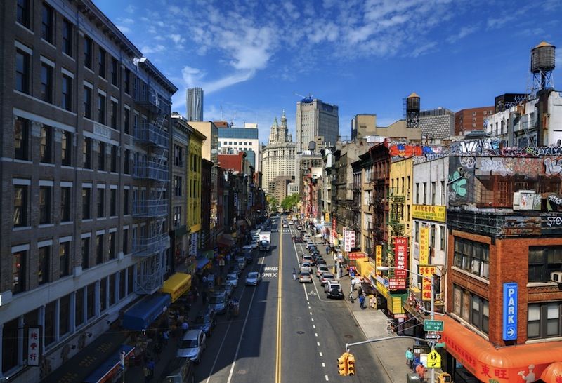 Chinatown in New York City.