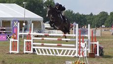 Rosie Fry and Another Breakfast showjumping at Wellington 2013