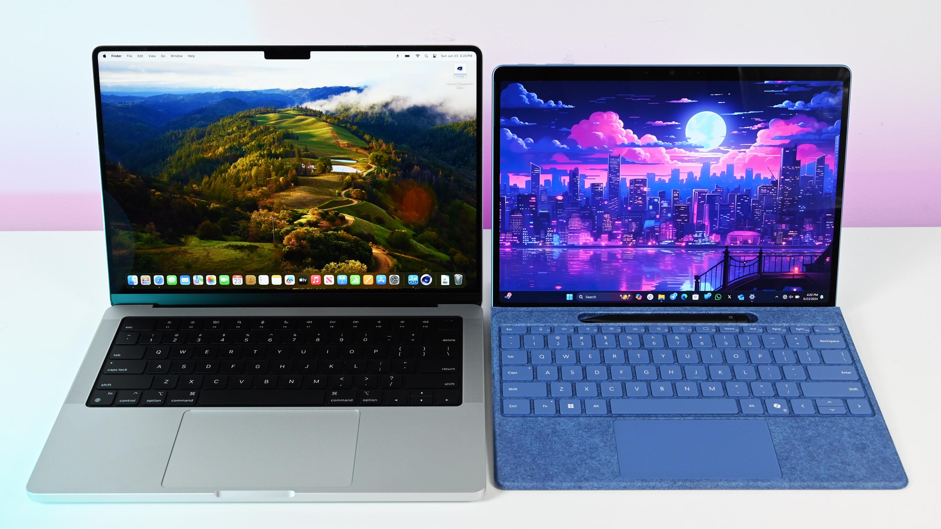 Surface Pro 11 vs. MacBook Pro 14