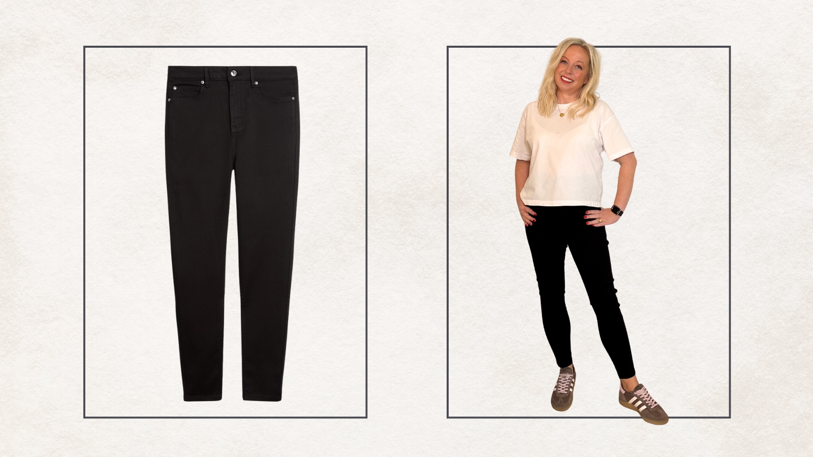 Antonia Kraskowski wearing F&amp;amp;F slimming jeans