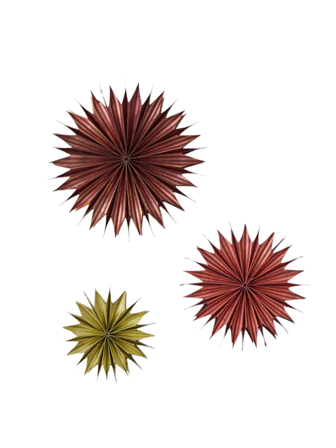 Hanging Lokta Paper Star Set 