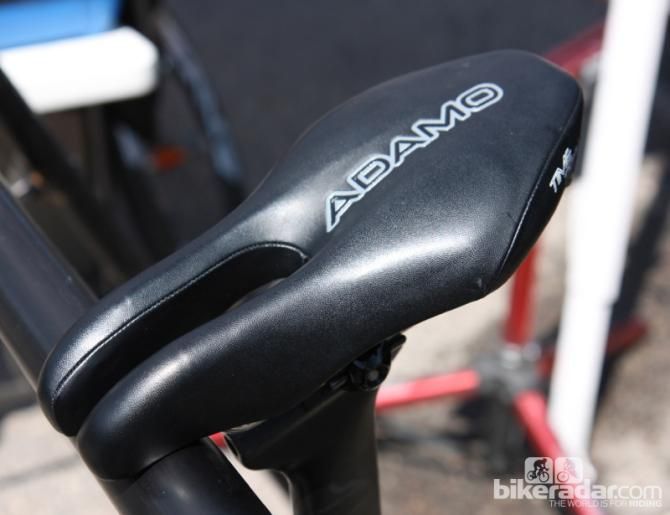 Adamo saddles are quite popular among triathletes, and, increasingly, time trialists