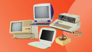 Collection of retro Apple tech