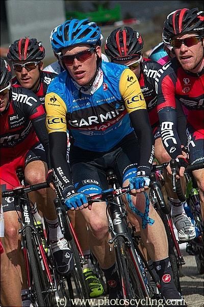 Race leader Andrew Talansky (Garmin-Sharp)