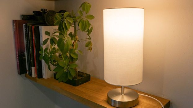 The Govee Wi-Fi LED Bulb illuminated