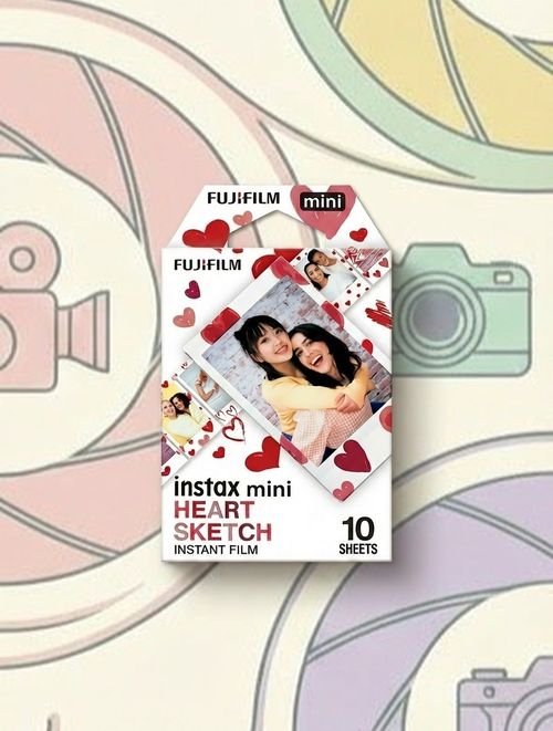 Instax mini heart film
