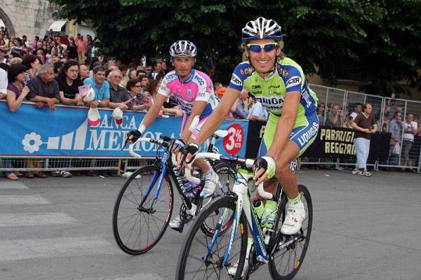 Franco Pellizotti (Liquigas) is all smiles at the start of stage 18 in Sulmona.