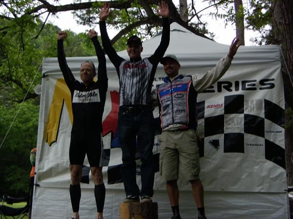 Singlespeed podium at the Syllamo's Revenge 125