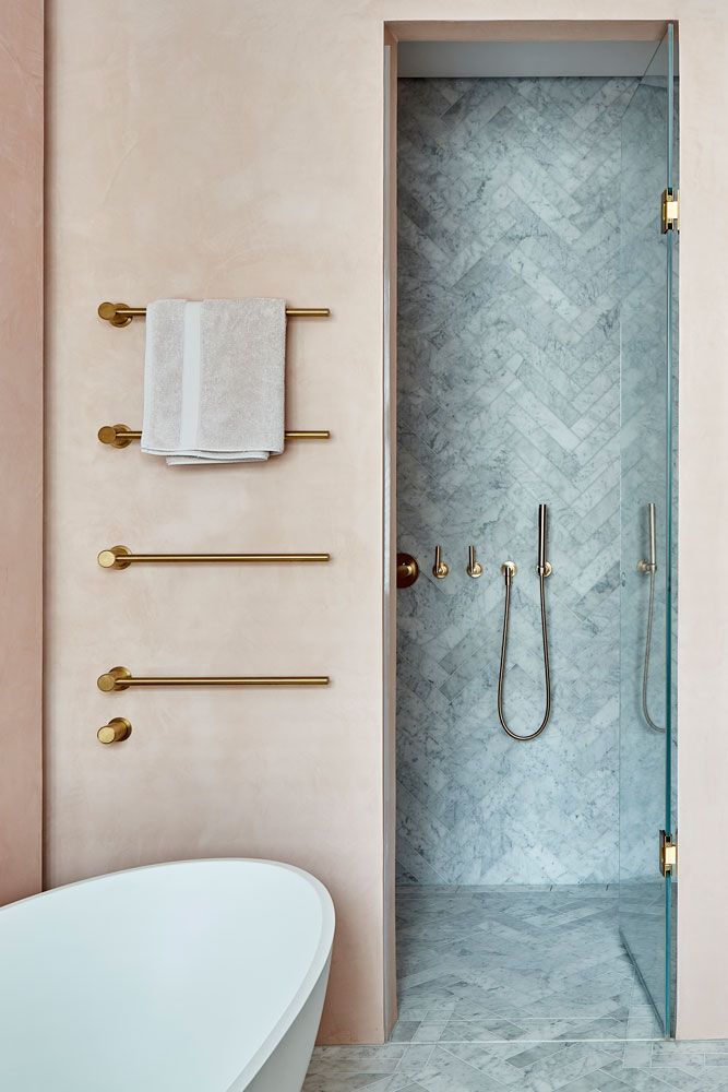 Pink Bathroom Ideas 22 Modern For An On Trend Scheme Livingetc - How To Decorate A Pink And Blue Tile Bathroom
