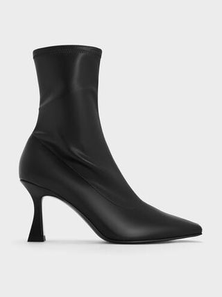 Elongated Square-Toe Ankle Boots