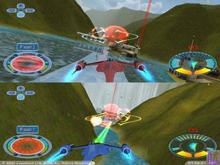 Starfighter also has a split-screen multiplayer mode.