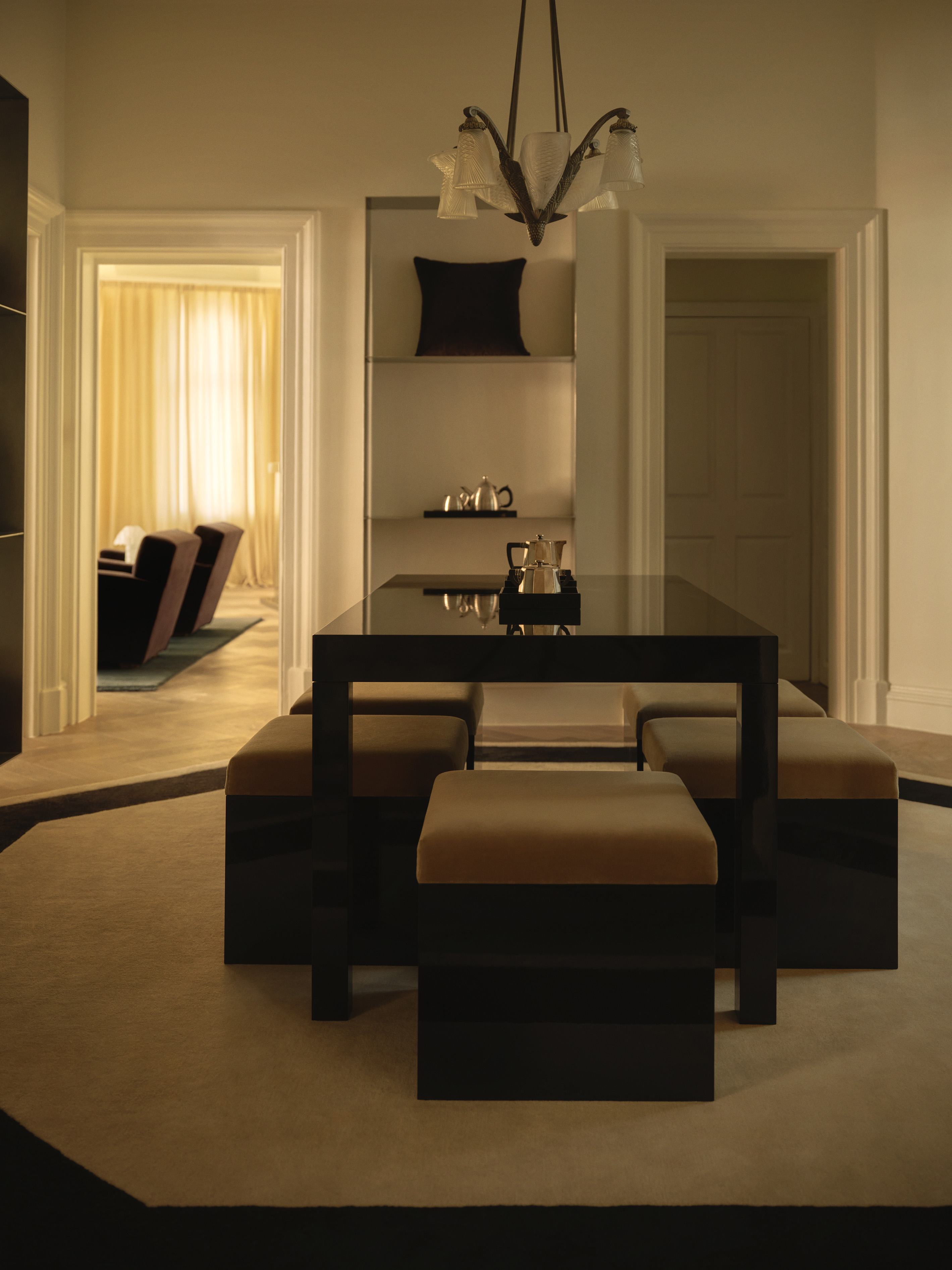 hazy London apartment