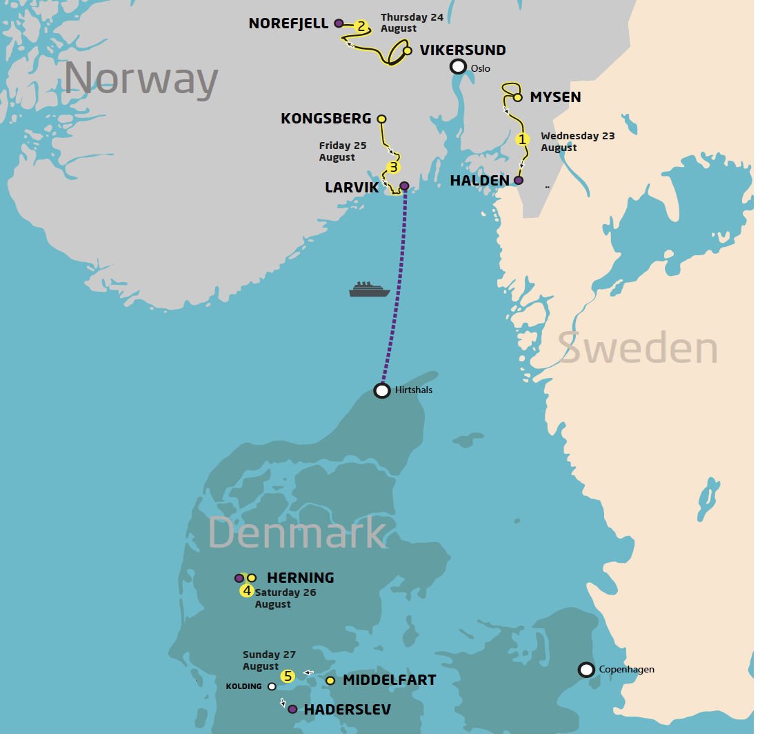 tour de scandinavia 2023 route