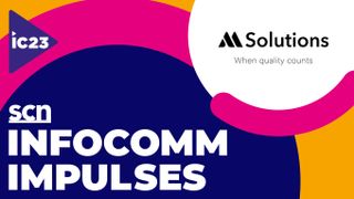 The MSolutions and InfoComm 2023 Impulses logos.