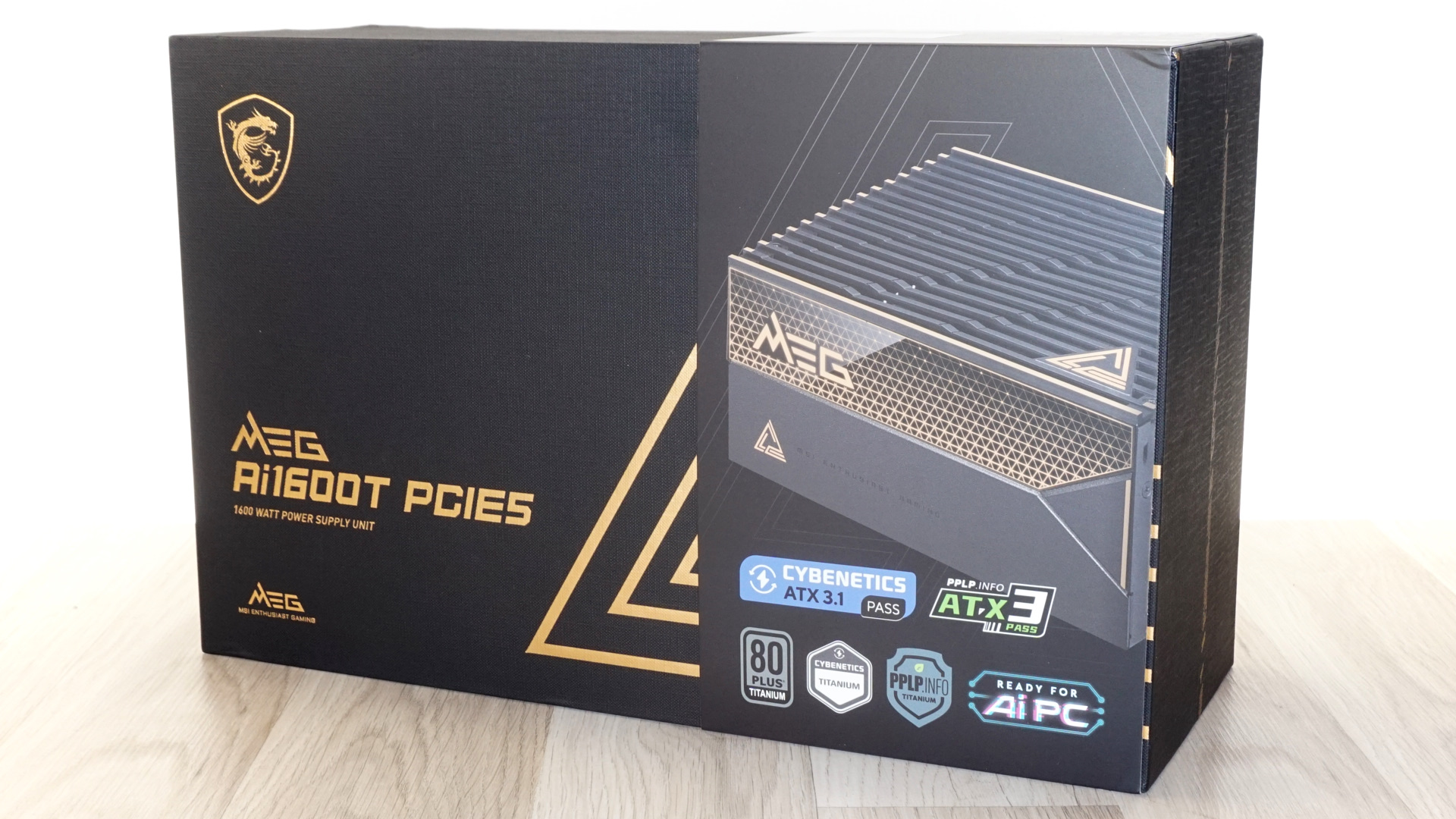 MSI MEG AI1600T PCIE5 Titanium PSU