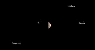 Juno's Last Pre-Orbit View of Jupiter, June 29, 2016