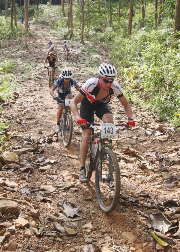 Riders on some singletrack