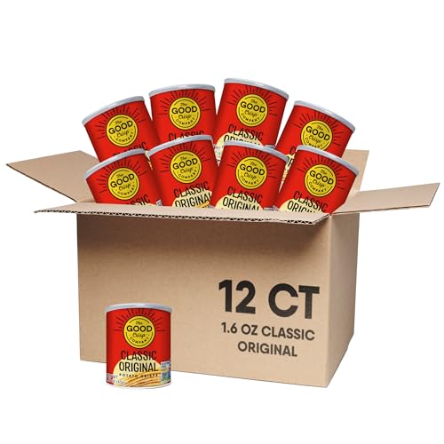 The Good Crisp Company, Good Crisps Minis (original, 1.6 Ounce, Pack of 12) Non-Gmo, Allergen Friendly, Potato Chip Snack Pack, Gluten Free Snacks
