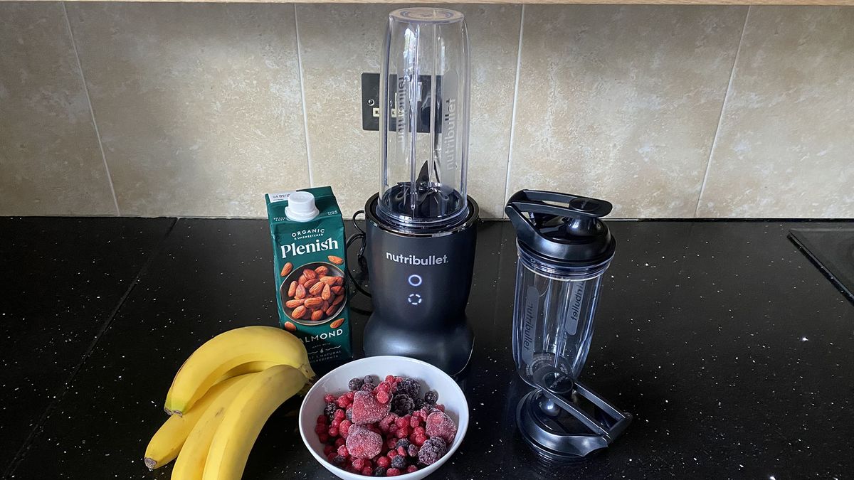 Nutribullet Ultra blender in reviewer's kitchen