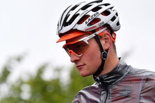 Mathieu van der Poel was ready for a day in the rain