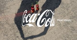 A Coca-Cola print ad for the 'Real Magic' campaign