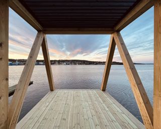 Norway bathing installations by rintala eggertsson looking out