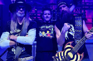 A picture of Rex Brown, Charlie Benante and Zakk Wylde