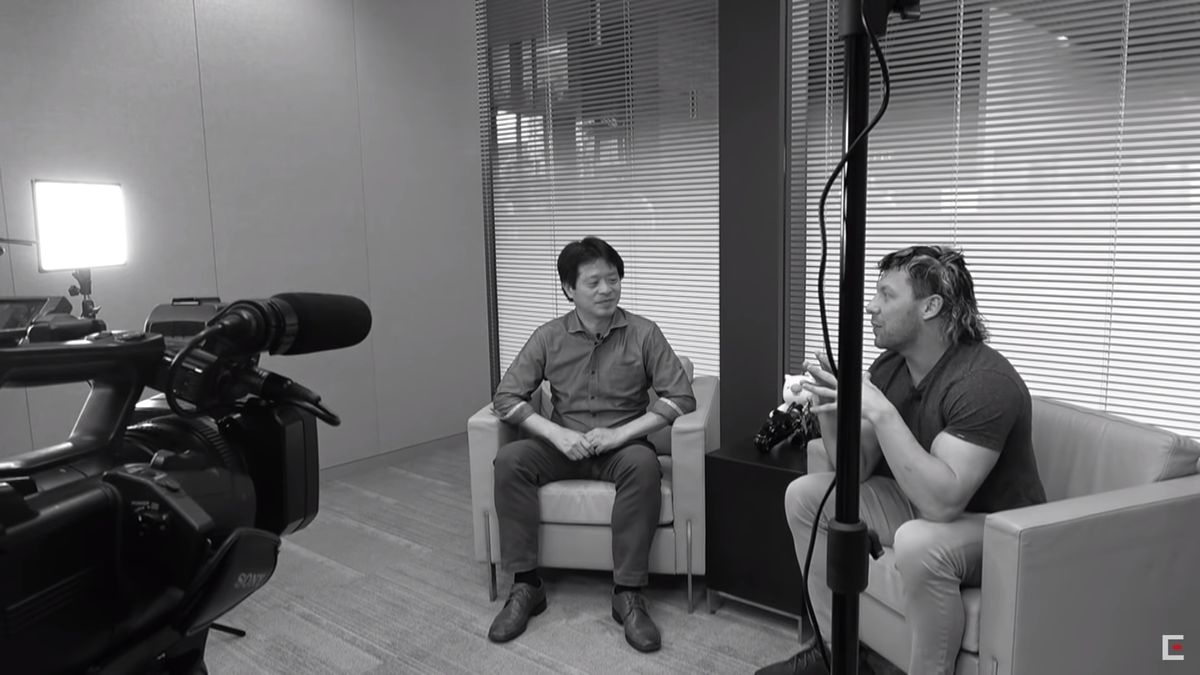 Wrestler Kenny Omega interviews Final Fantasy 7 Remake producer Yoshinori Kitase