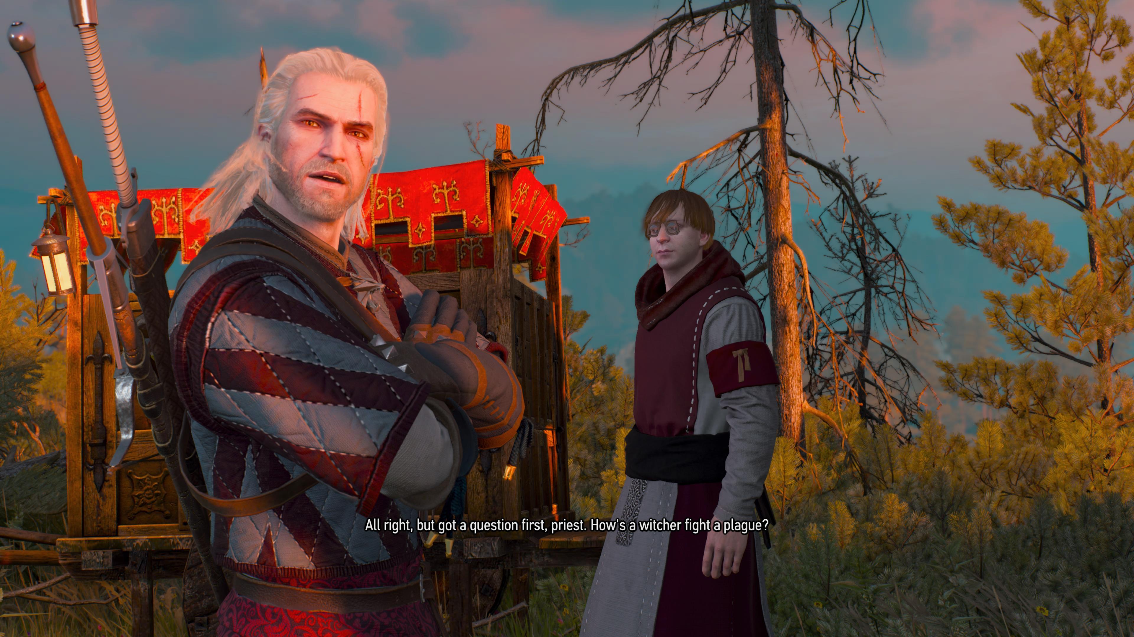 The witcher 3 in the eternal fire's shadow