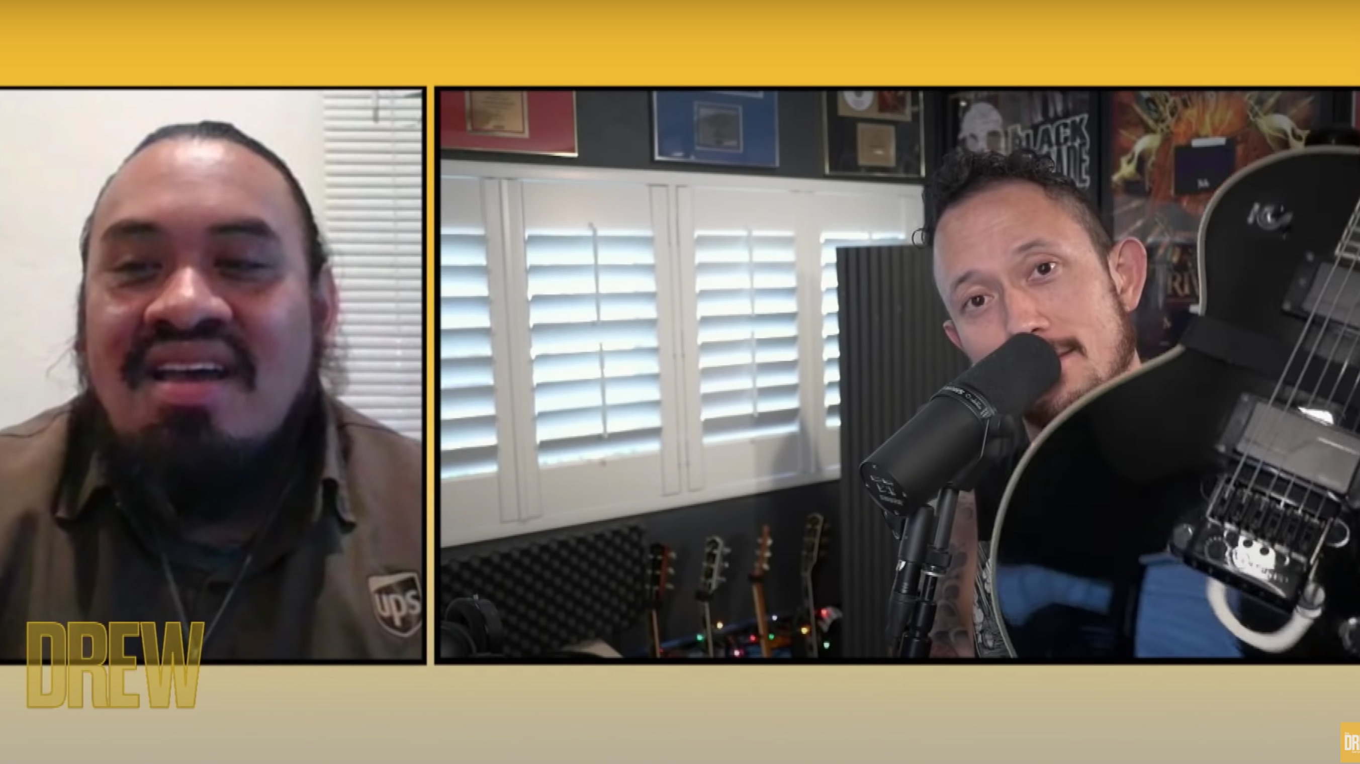 Gibson, Trivium’s Matt Heafy and Drew Barrymore gift a Les Paul Classic to a “community hero”