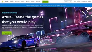 Microsoft Azure website screenshot