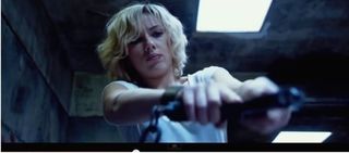 Scarlett Johansson Gun