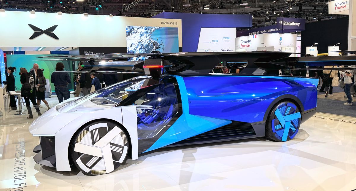 My favorite thing at CES 2024 is the eVTOL Flying Car — you've got to ...