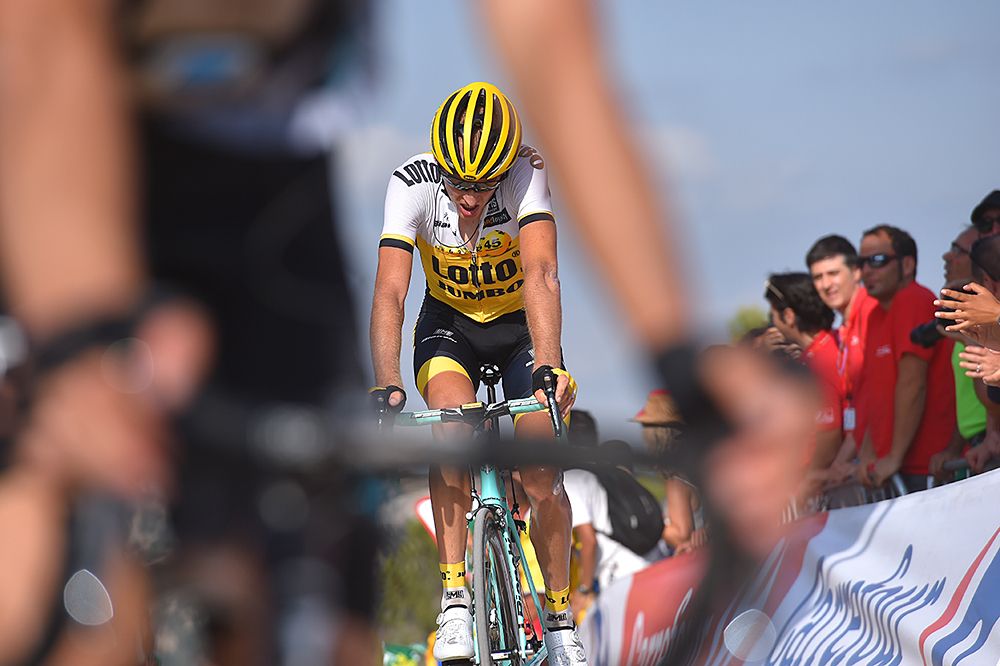 Robert Gesink (LottoNL-Jumbo) was third in stage 17 Vuelta a Espana