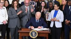 President Joe Biden signs a proclamation in September 2024