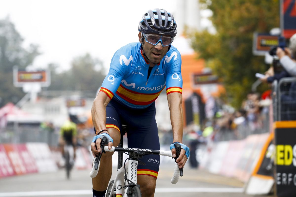 Alejandro Valverde (Movistar) took second place