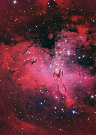 Pillars Of Creation and Eagle Nebula by Terry Hancock