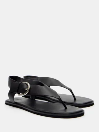 Hush Brinley Buckle Toe Post Sandals