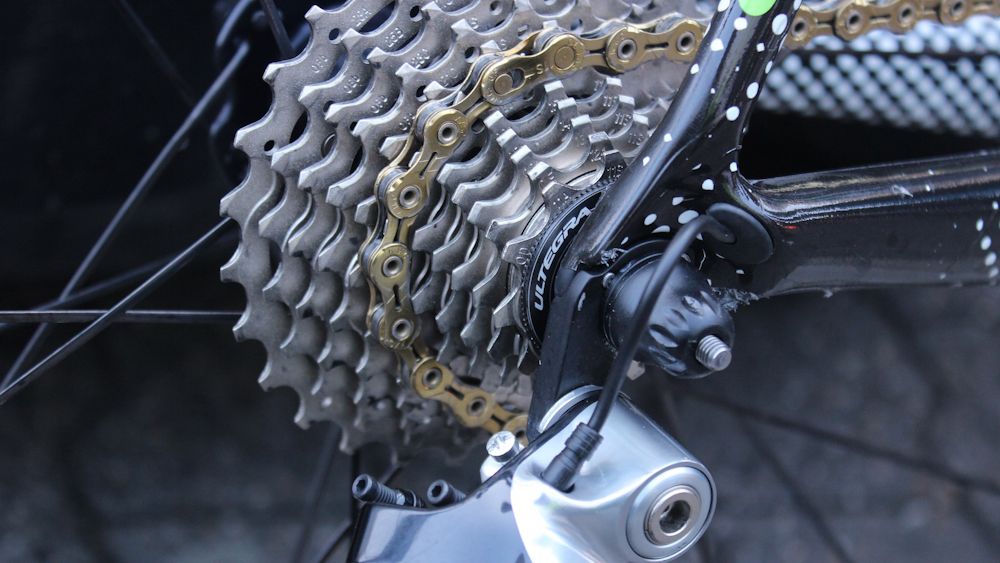 Edvald Boasson-Hagen runs an 11-28T Shimano Ultegra cassette