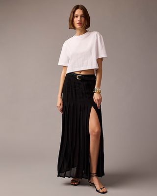 Collection Maxi Skirt in Lightweight Chiffon
